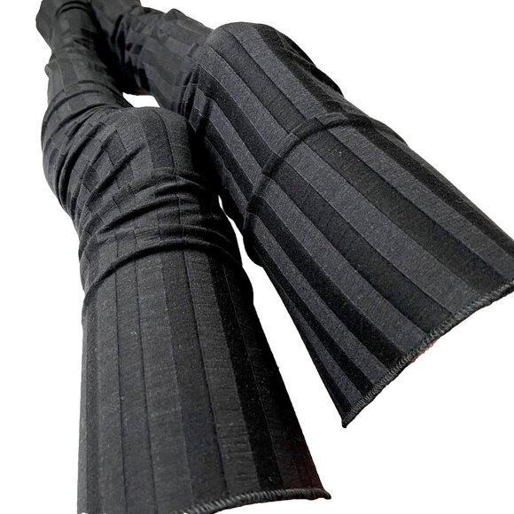 Summer Leg Warmers Black Ribbed Thigh Highs Cotton Knee Socks Sun Protection New - Picture 1 of 6